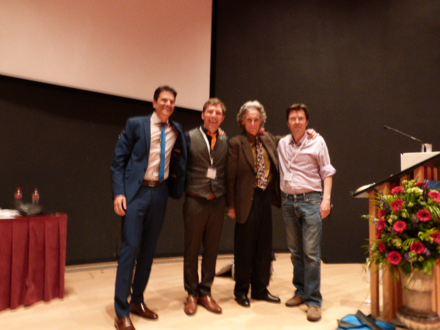 Stephen Murray from Swords Orthodontics with Prof Gerry Samson and two Canadian delegates at the OVAP 2014 meeting